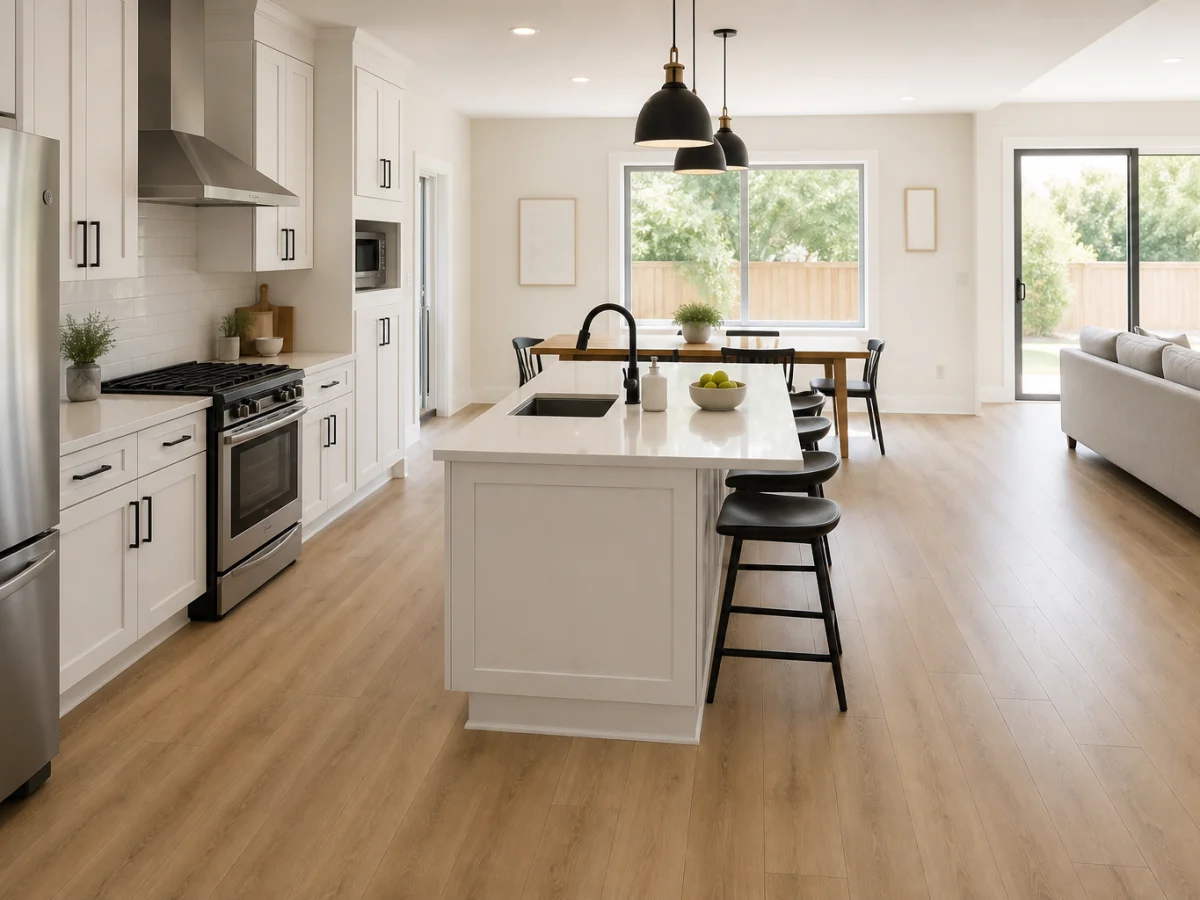 Vinilam Ceramo Wood в интерьере