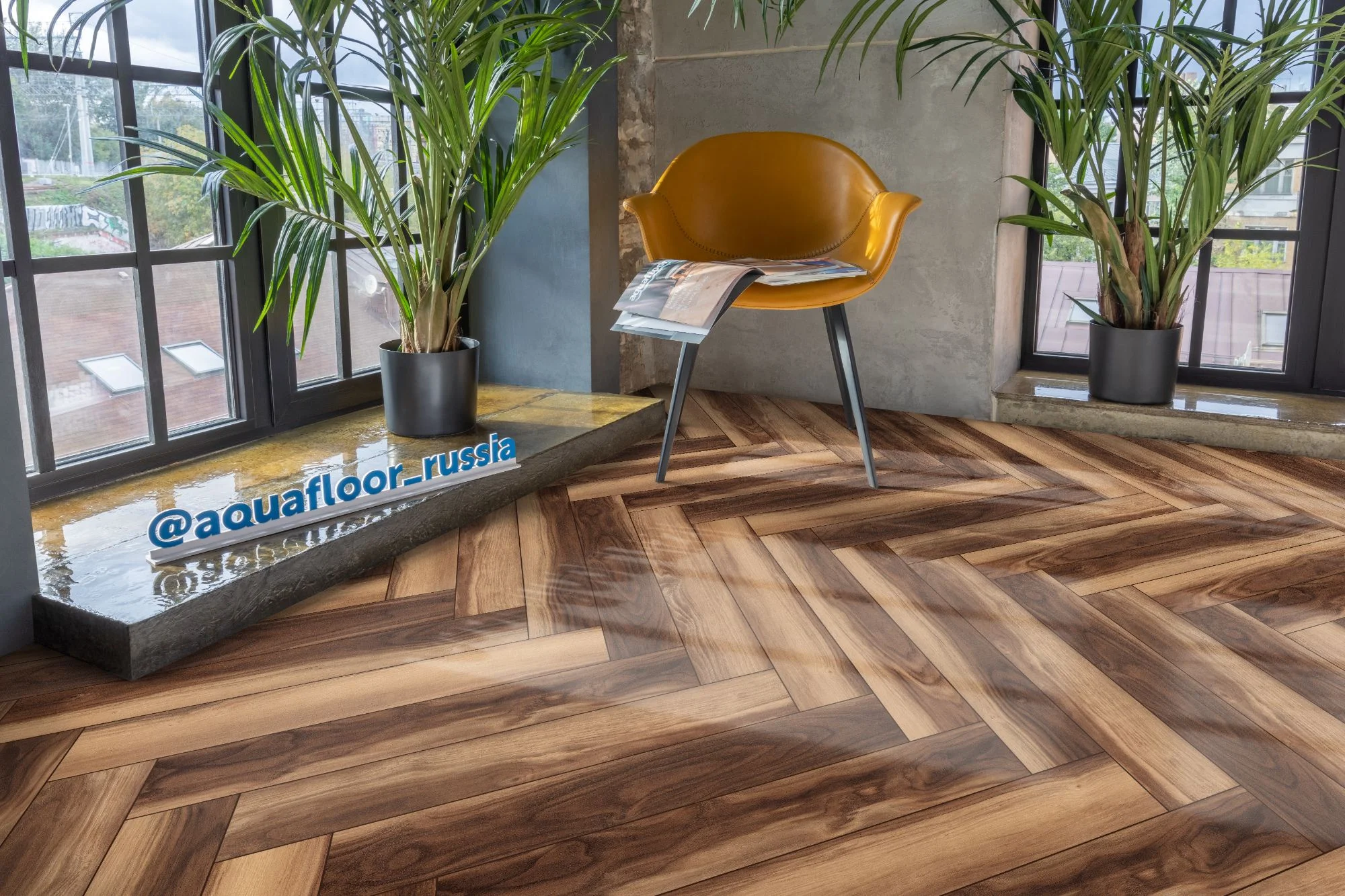 Кварц-винил (ПВХ плитка) Аквафлор Паркет Плюс AF6021PQN+ (Aquafloor Parquet Plus) 43 кл. от поставщика Консалт Паркет, детальное фото