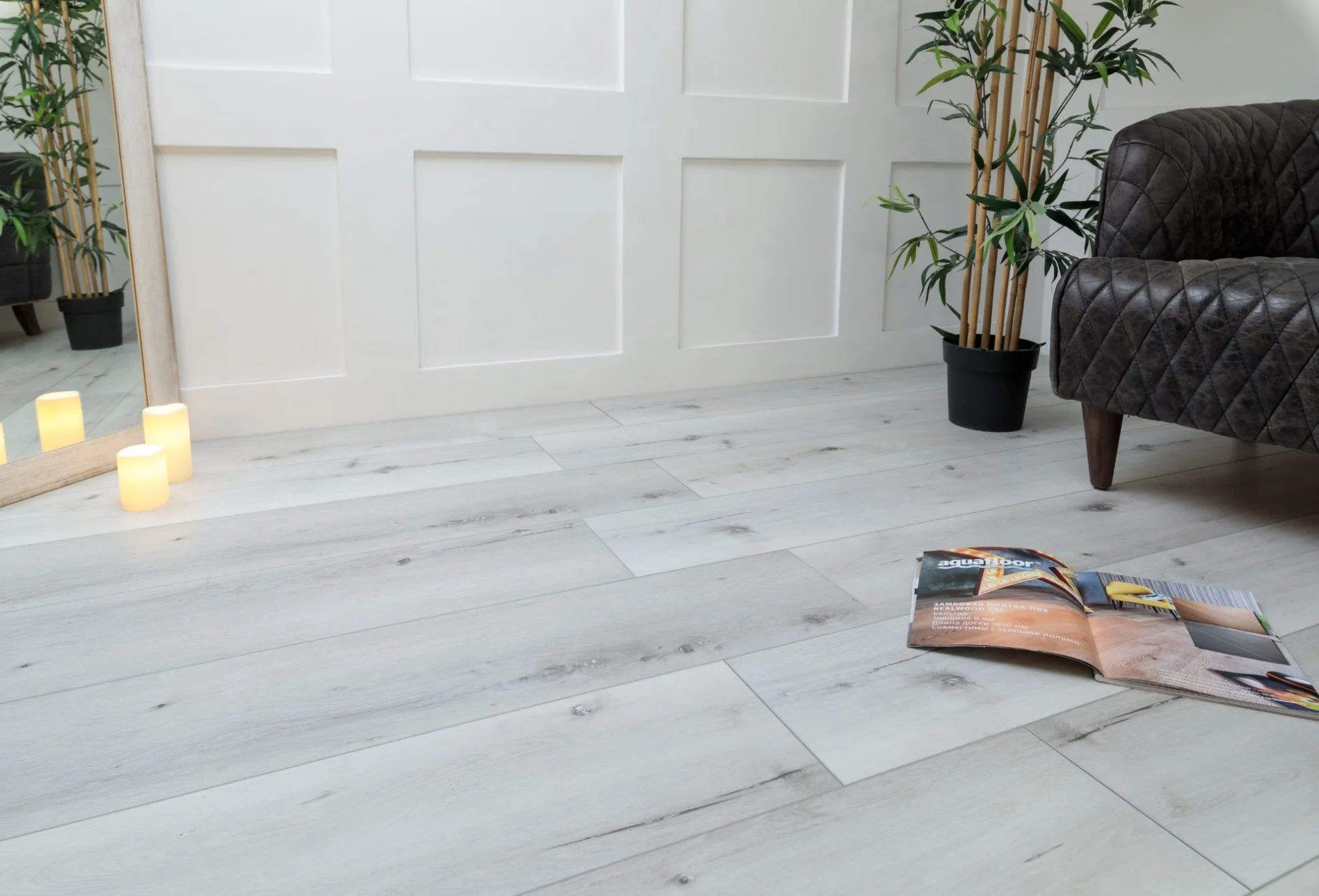 Кварц-винил (ПВХ плитка) Аквафлор РеалВуд XL AF8006XL (Aquafloor Real Wood) 43 кл. от поставщика Консалт Паркет, детальное фото