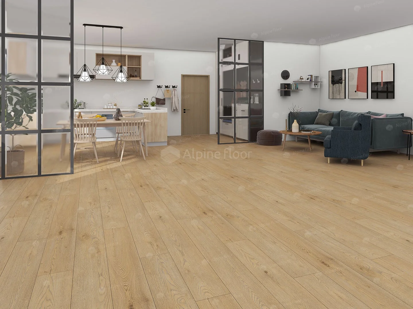 Кварц-винил (ПВХ плитка) Альпайн Флор Премиум XL ABA Эко 7-29 Дуб Вега (Alpine Floor Premium ECO) 43 кл. от поставщика Консалт Паркет, детальное фото