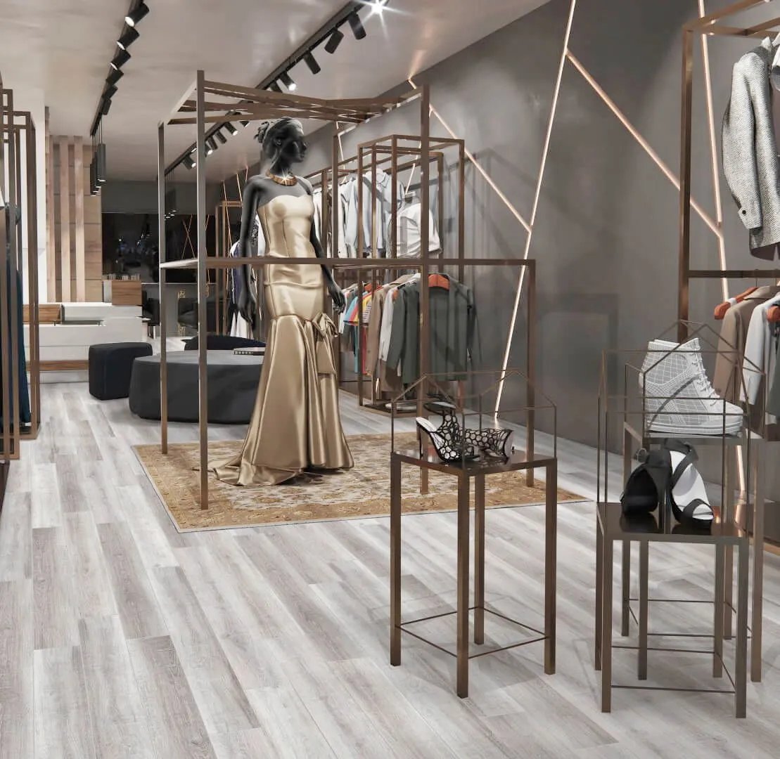 Кварц-винил (ПВХ плитка) Ройс Ультима U1961 Дуб Албани (Royce Ultima) 42 кл. от поставщика Консалт Паркет, детальное фото