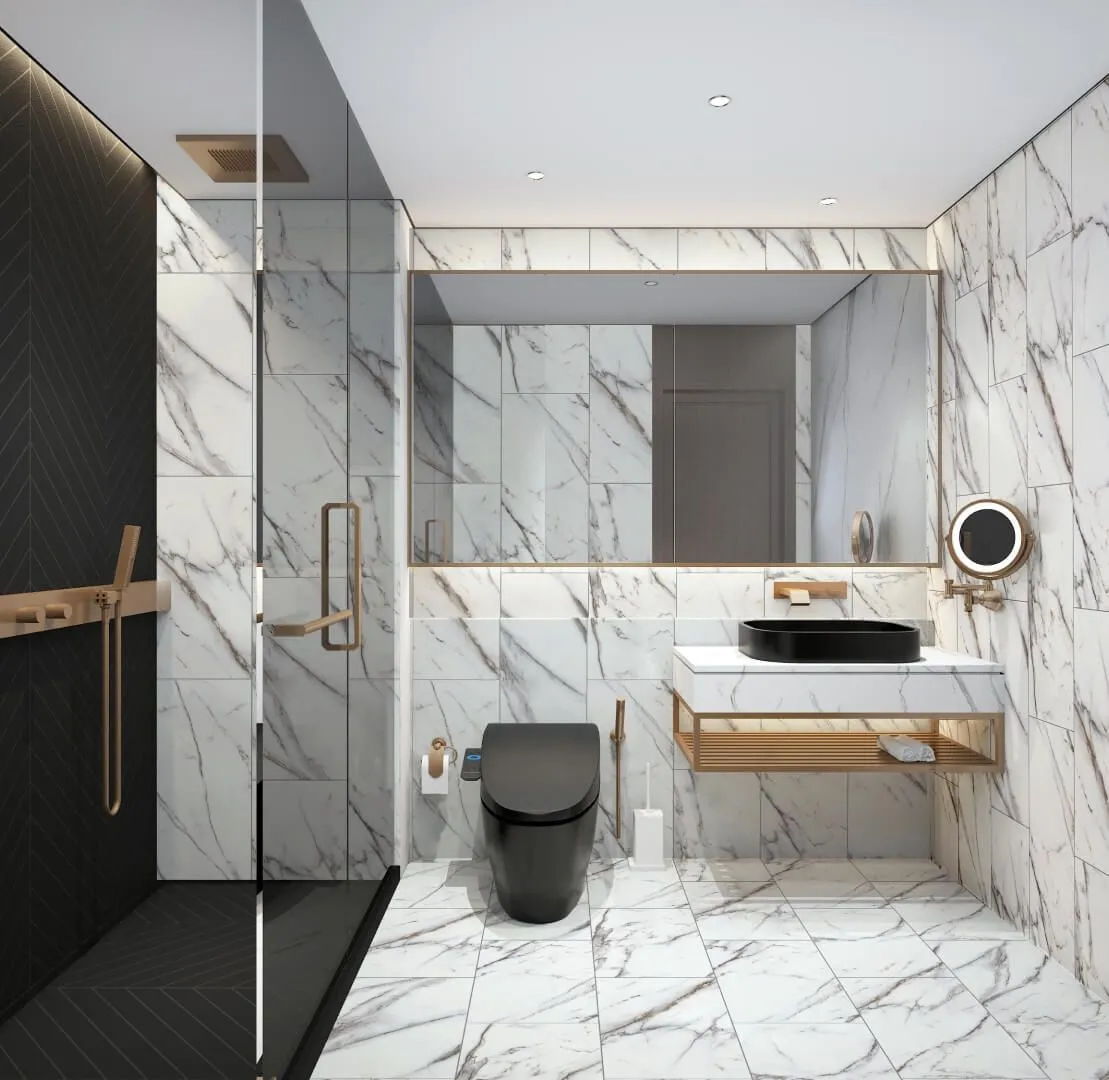 Кварц-винил (ПВХ плитка) Ройс Квадро Мрамор Физи Q1959 (Royce Quadro) 42 кл. от поставщика Консалт Паркет, детальное фото