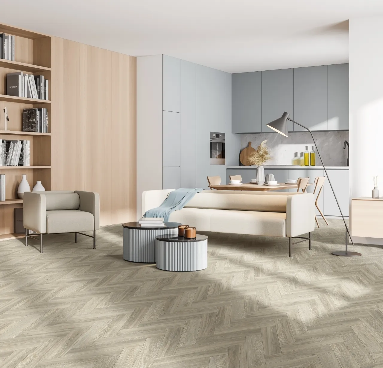 Купить Линолеум Ай Ви Си Смарт Гольф Эстейт Дуб 593 (Ivc Smart Golf Estate Oak) 23 кл. от поставщика Консалт Паркет, детальное фото