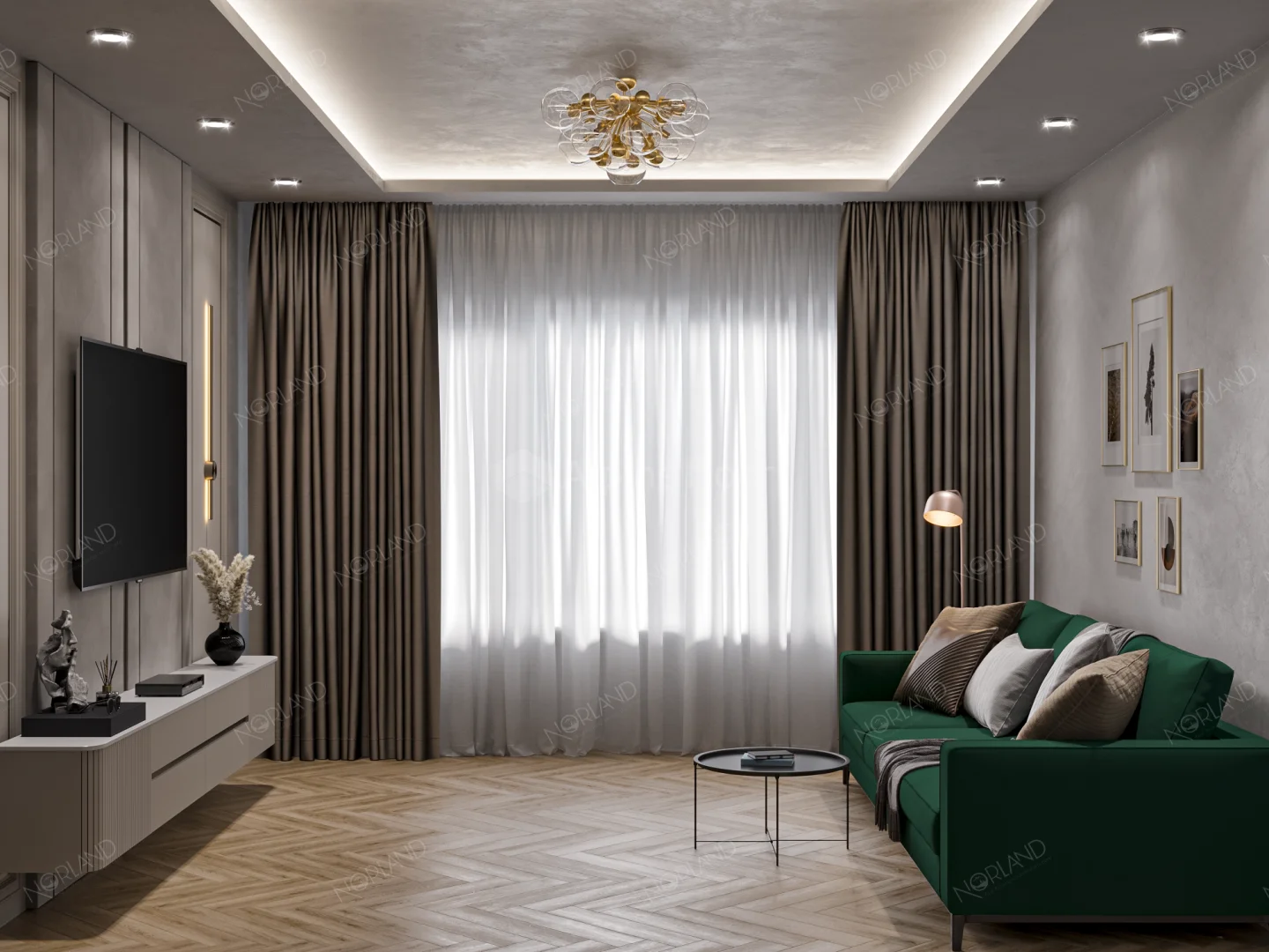 Кварц-винил (ПВХ плитка) Норланд Лагом Паркет Сот 1033-6 (Norland Lagom Parquet Sot) 34 кл. от поставщика Консалт Паркет, детальное фото