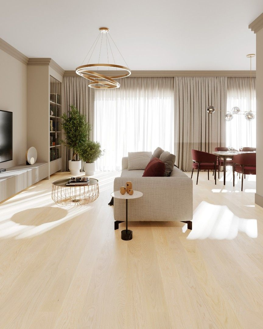 Купить Паркетная доска 1 Стрип Эста Дуб Нордик S Линен 11279 (strip Esta Oak Nordic Linen)  кл. от поставщика Консалт Паркет, детальное фото