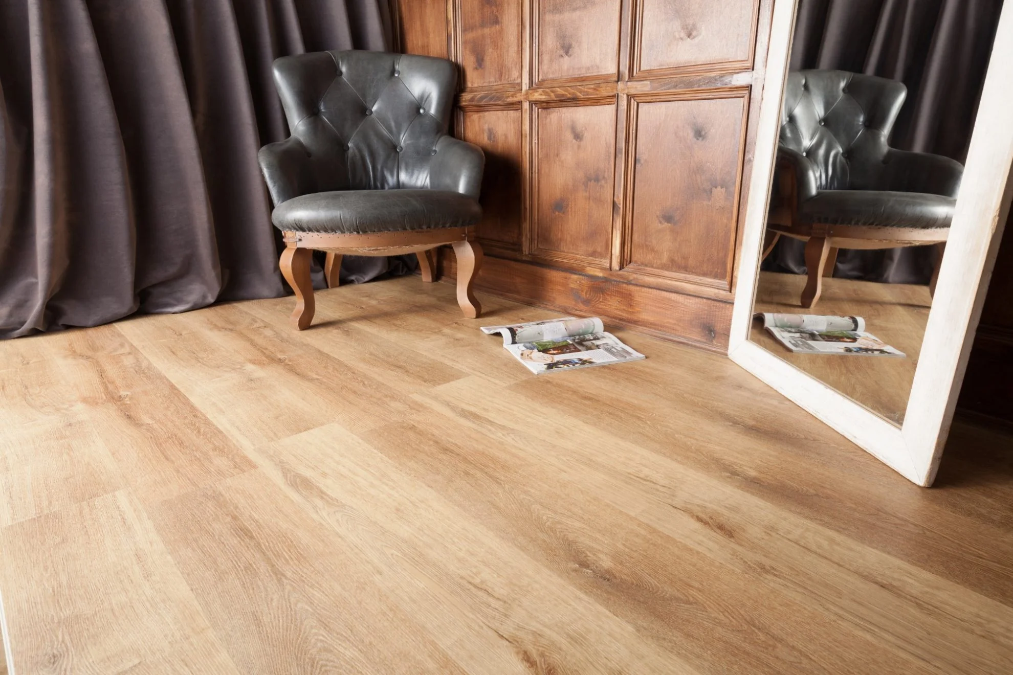 Кварц-винил (ПВХ плитка) Аквафлор РеалВуд Клик AF6034 (Aquafloor Click Real Wood) 43 кл. от поставщика Консалт Паркет, детальное фото