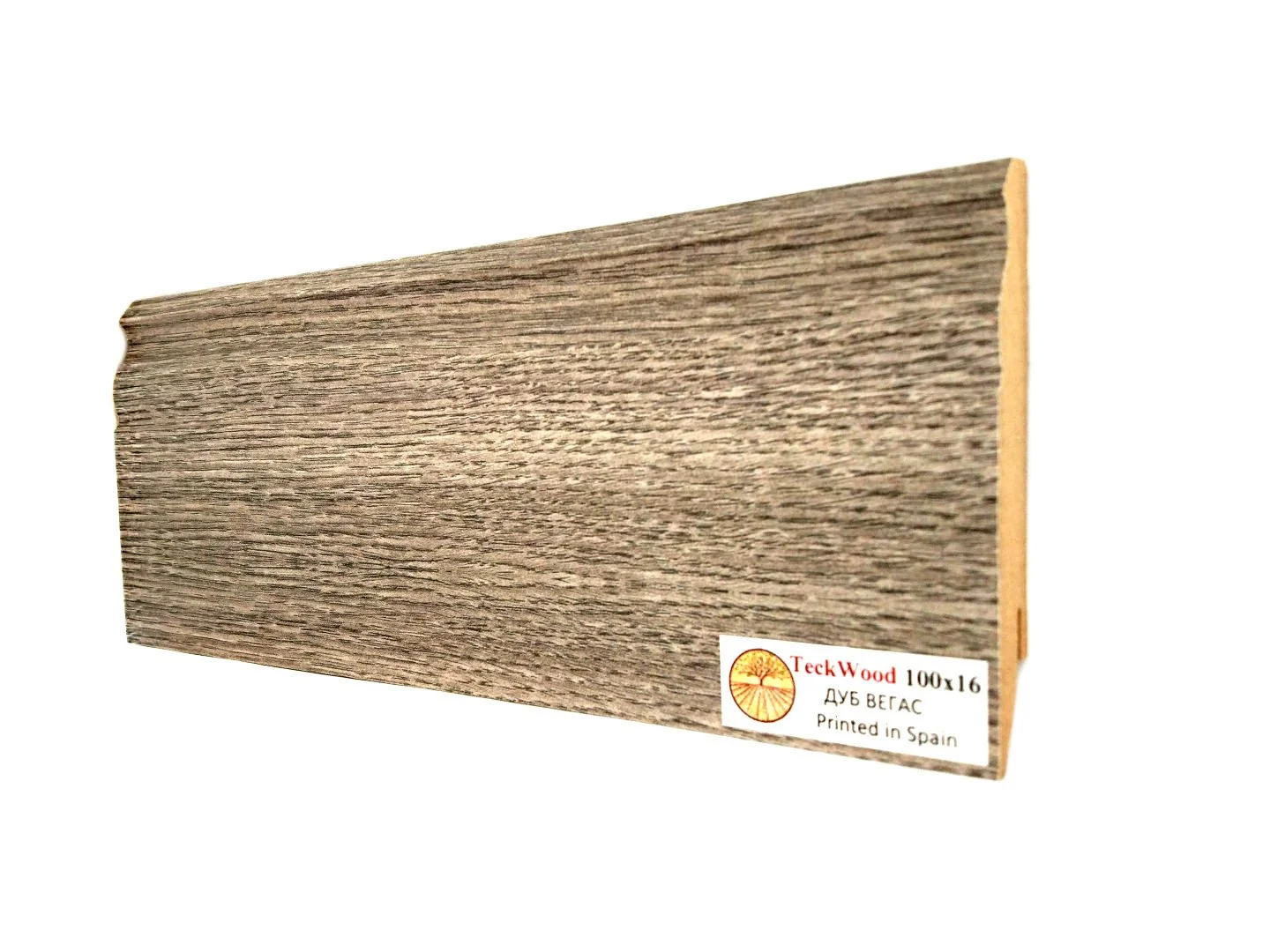 Купить Плинтус Теквуд Дуб Вегас (100*16) (Teckwood)  кл. от поставщика Консалт Паркет, детальное фото