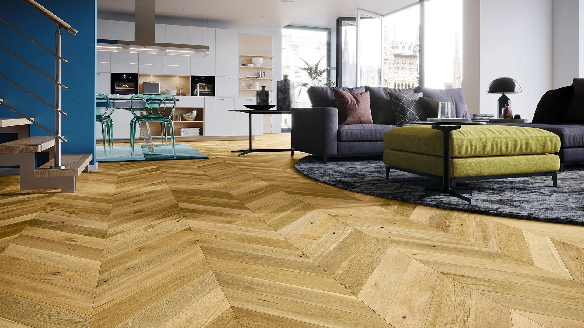 Купить Паркетная доска Барлинек Пур Классико Лайн Дуб Карамель (Barlinek Pure Classico Line Caramel)  кл. от поставщика Консалт Паркет, детальное фото