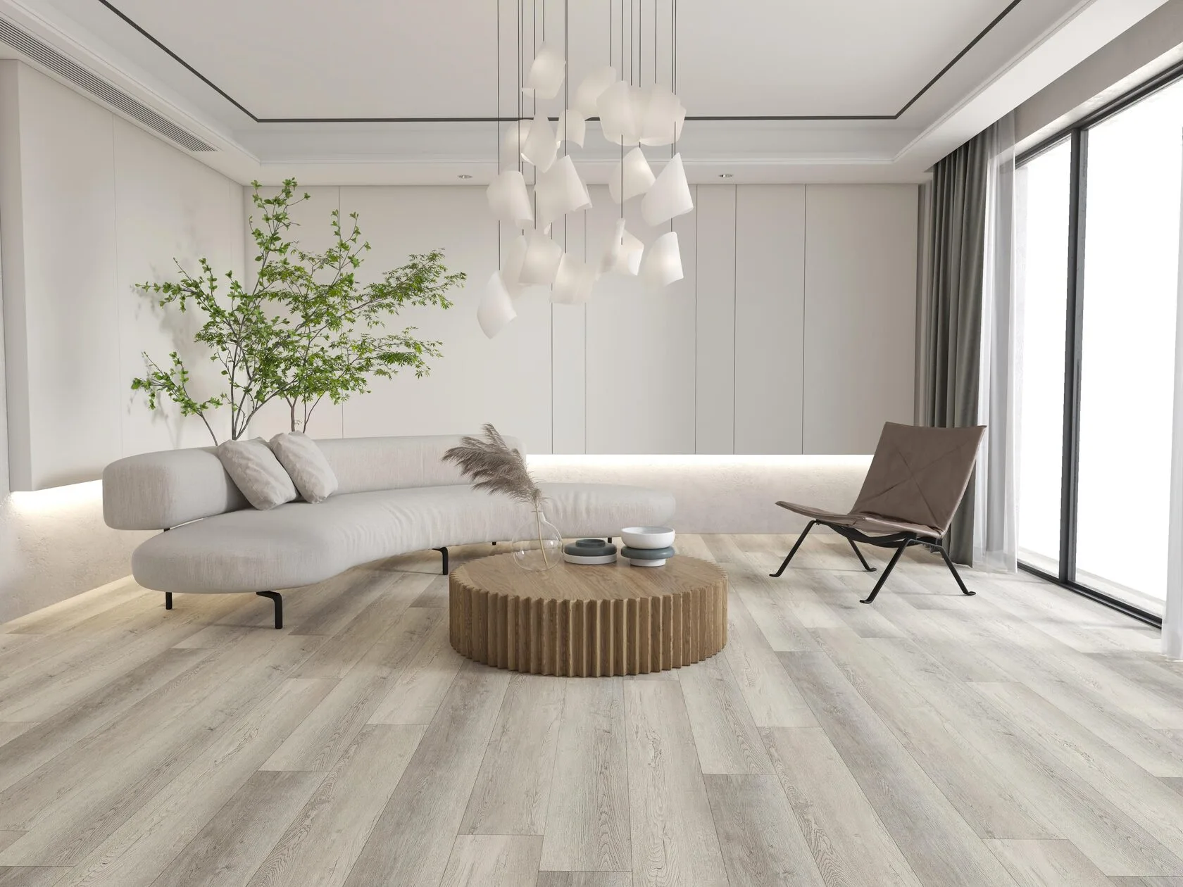 Кварц-винил (ПВХ плитка) Флорвуд Квантум Дуб Содди (Floorwood Quantum) 43 кл. от поставщика Консалт Паркет, детальное фото
