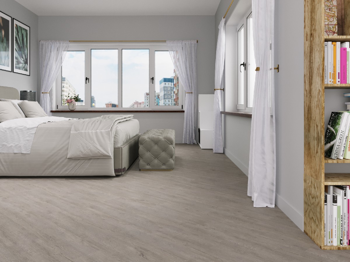 Кварц-винил (ПВХ плитка) Alta Step Perfecto 8801 Дуб Серый 34 кл. от поставщика Консалт Паркет, детальное фото