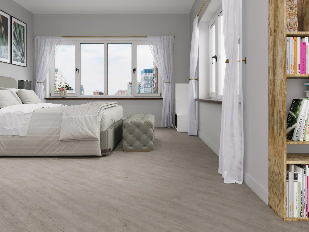 Кварц-винил (ПВХ плитка) АльтаСтеп Перфекто 8801 Дуб Серый (Perfecto Alta Step) 34 кл. от поставщика Консалт Паркет, детальное фото