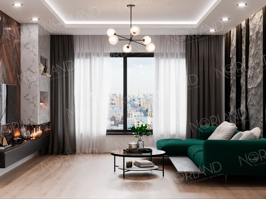 Кварц-винил (ПВХ плитка) Норланд Лагом Паркет Элегантный 1033-8 (Norland Lagom Parquet Elegant) 34 кл. от поставщика Консалт Паркет, детальное фото