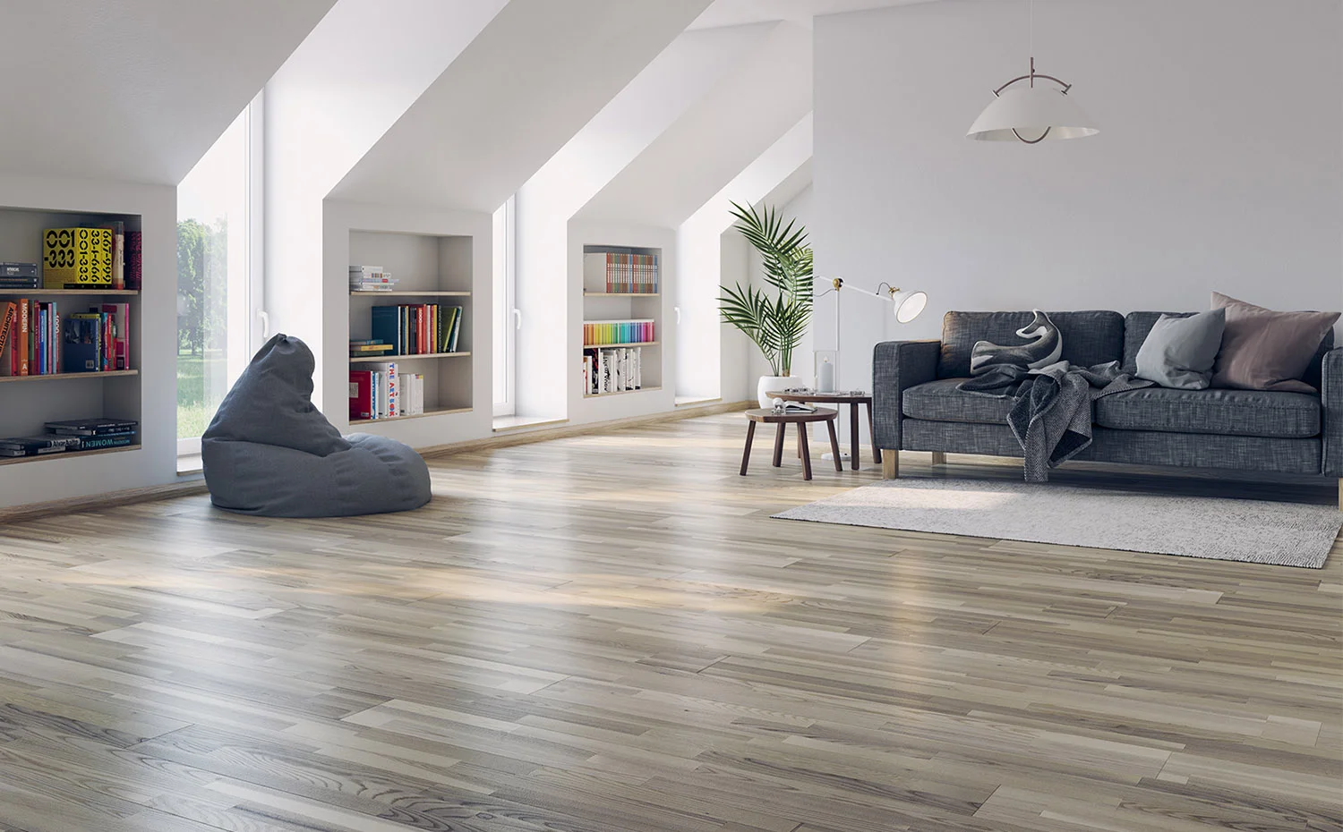 Купить Паркетная доска Поларвуд Классик Ясень Ливинг Белый Матовый (Polarwood Classic Living White Matt)  кл. от поставщика Консалт Паркет, детальное фото
