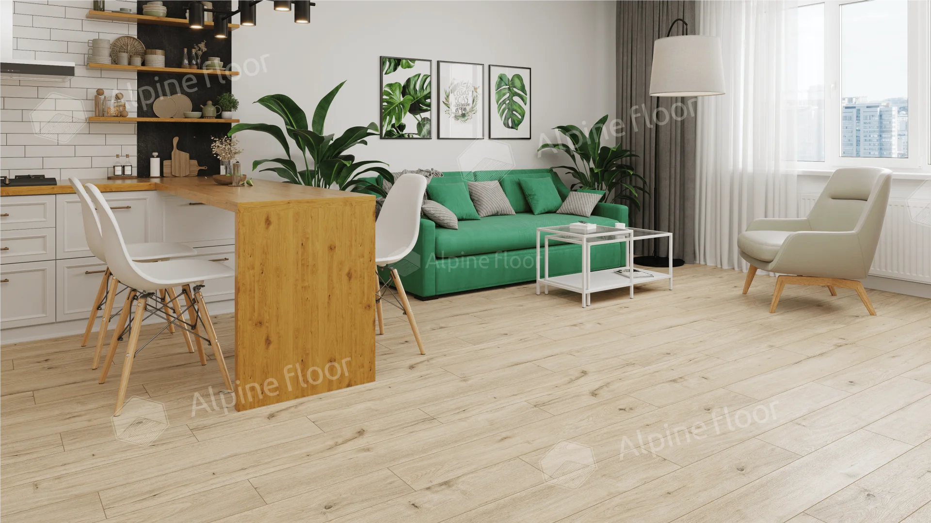 Ламинат Альпайн Флор Ориджинал Интенсити Дуб Салерно (Alpine Floor Original Intensity) 34 кл. от поставщика Консалт Паркет, детальное фото