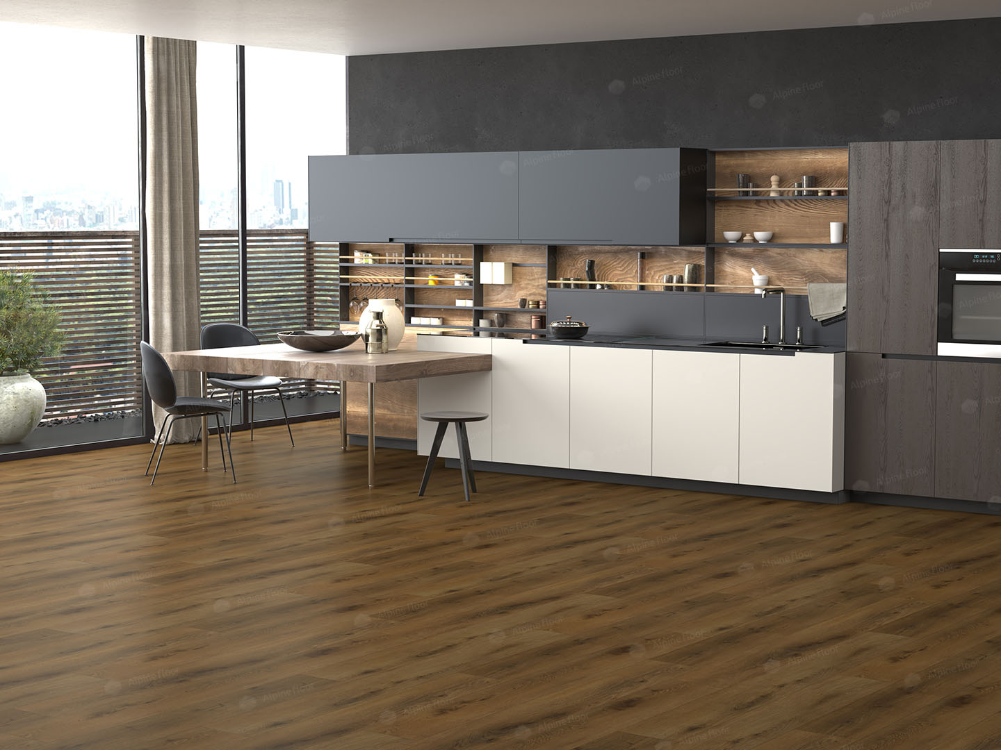 Кварц-винил (ПВХ плитка) Альпайн Флор Премиум XL СПС ECO 7-32 Дуб Марко ABA (Alpine Floor PREMIUM SPC) 43 кл. от поставщика Консалт Паркет, детальное фото