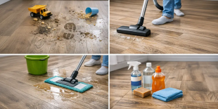 Особенности чистки ламината: правила и запреты во время уборки