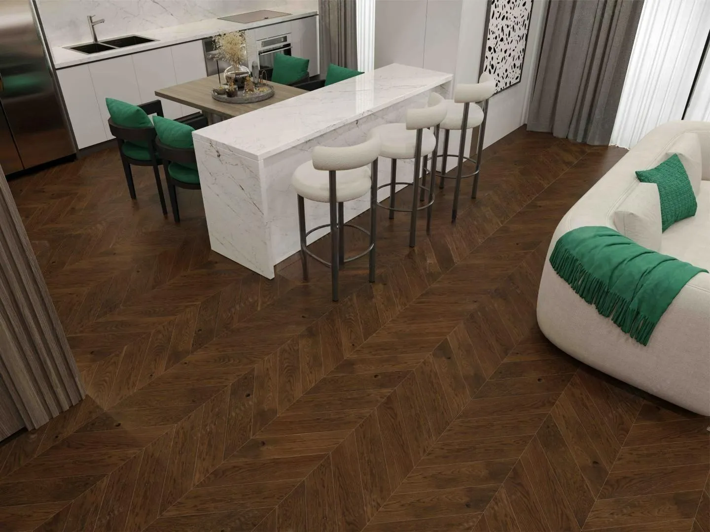 Купить Инженерная доска Альпайн Флор Шато Дуб Тобакко (Alpine Floor Chateau)  кл. от поставщика Консалт Паркет, детальное фото