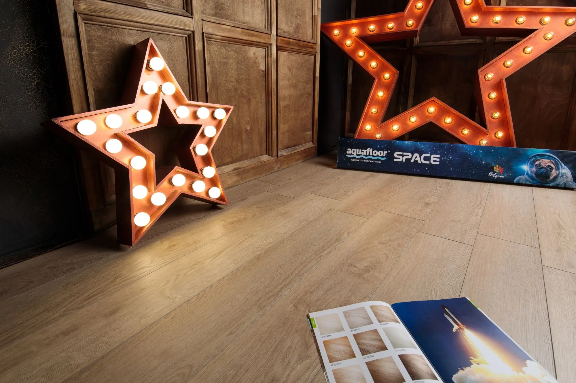 Кварц-винил (ПВХ плитка) Аквафлор Космос AF4054SPC (Aquafloor Space) 43 кл. от поставщика Консалт Паркет, детальное фото