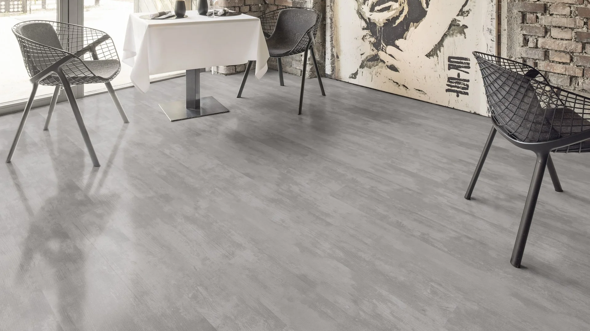 Ламинат Кайндл Лёгкое тиснение Премиум Планка Бетон Сэнчури (Kaindl Easy Touch Premium Plank) 32 кл. от поставщика Консалт Паркет, детальное фото