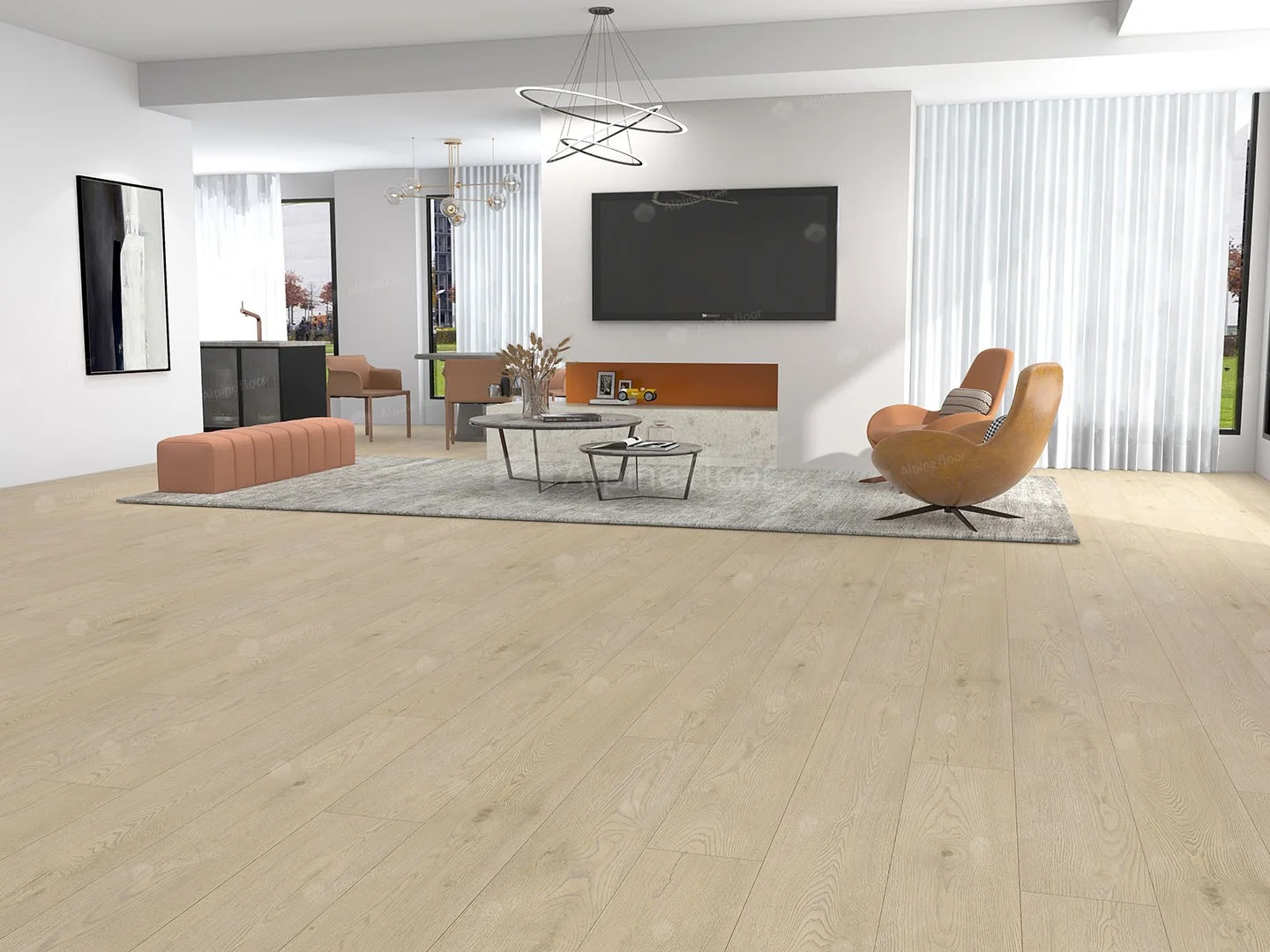 Кварц-винил (ПВХ плитка) Альпайн Флор Премиум XL ABA Эко 7-27 Дуб Майя (Alpine Floor Premium ECO) 43 кл. от поставщика Консалт Паркет, детальное фото