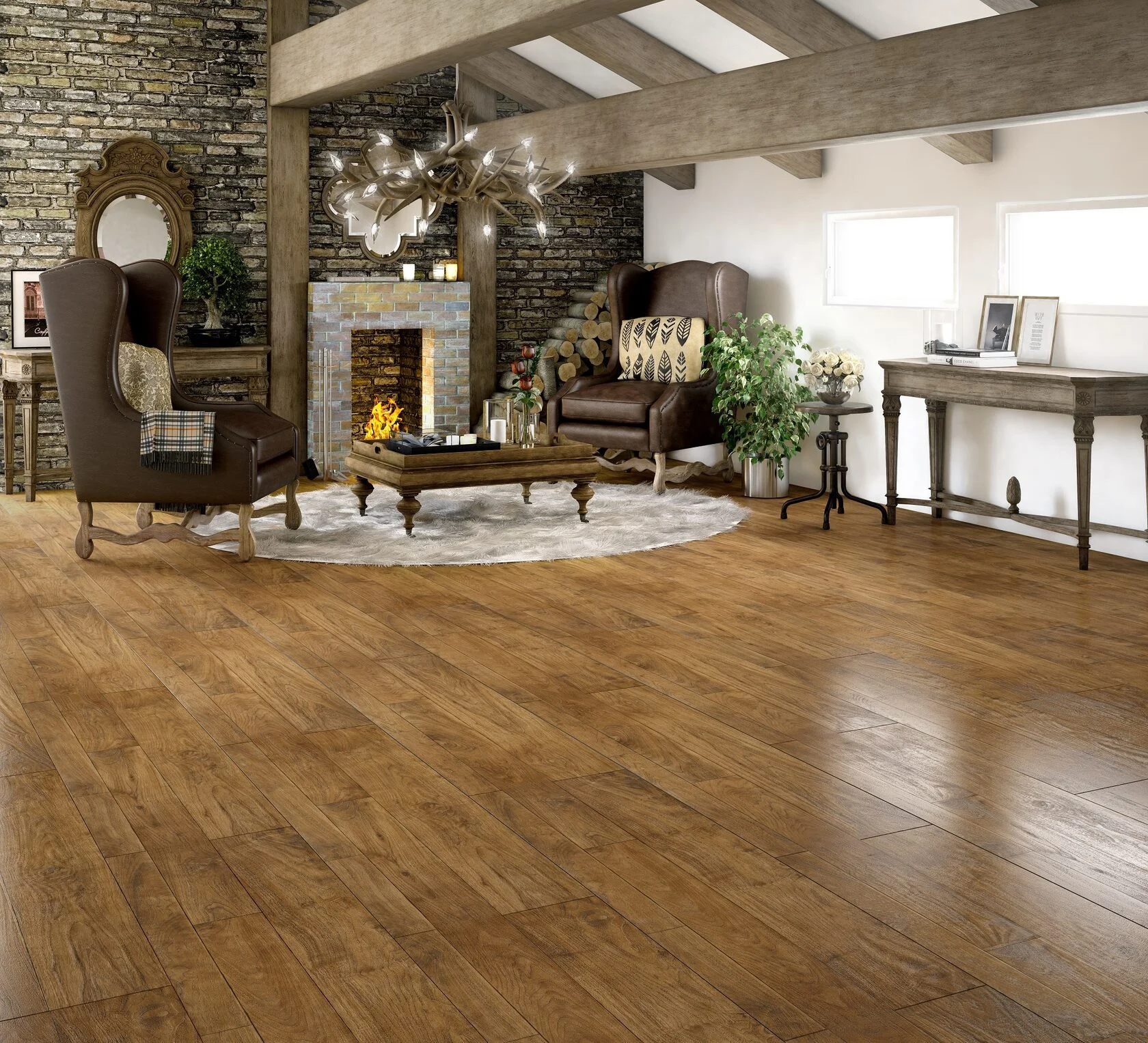 Ламинат Фаус Элеганс Амаретто Орех (Faus Elegance Amaretto Walnut) 33 кл. от поставщика Консалт Паркет, детальное фото