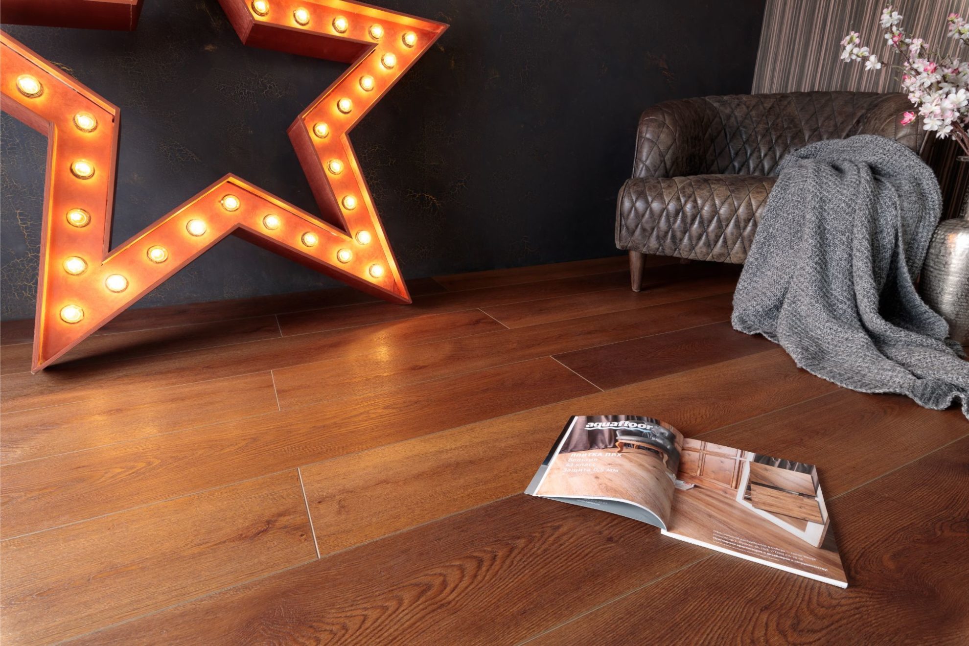 Кварц-винил (ПВХ плитка) Aquafloor Real Wood XXL AF8026XXL 43 кл. от поставщика Консалт Паркет, детальное фото