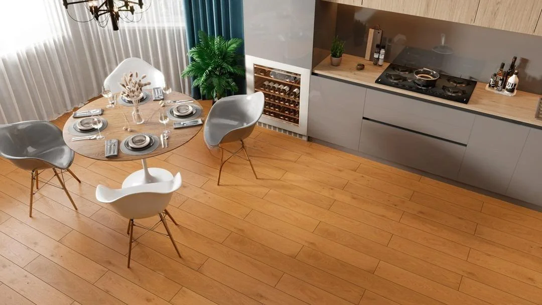 Купить Инженерная доска Альпайн Флор Вилла Дуб Кальвадос (Alpine Floor Villa)  кл. от поставщика Консалт Паркет, детальное фото