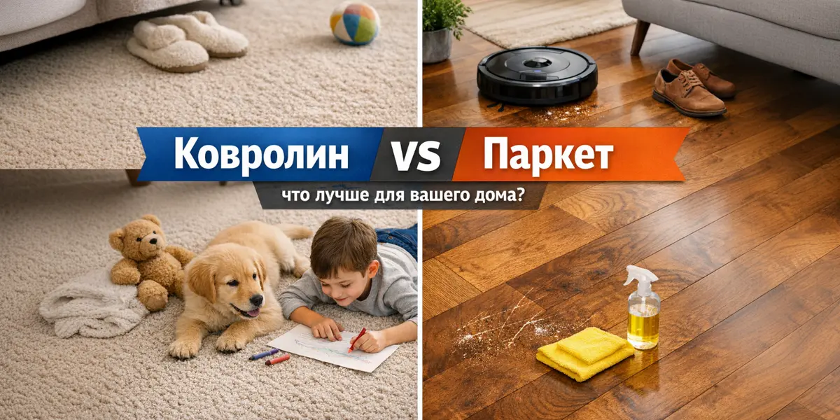 Ковролин vs. паркет: что лучше для вашего дома?