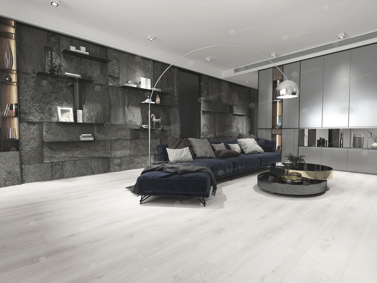 Кварц-винил (ПВХ плитка) Альпайн Флор Премиум XL СПС ECO 7-33 Дуб Кливио ABA (Alpine Floor PREMIUM SPC) 43 кл. от поставщика Консалт Паркет, детальное фото