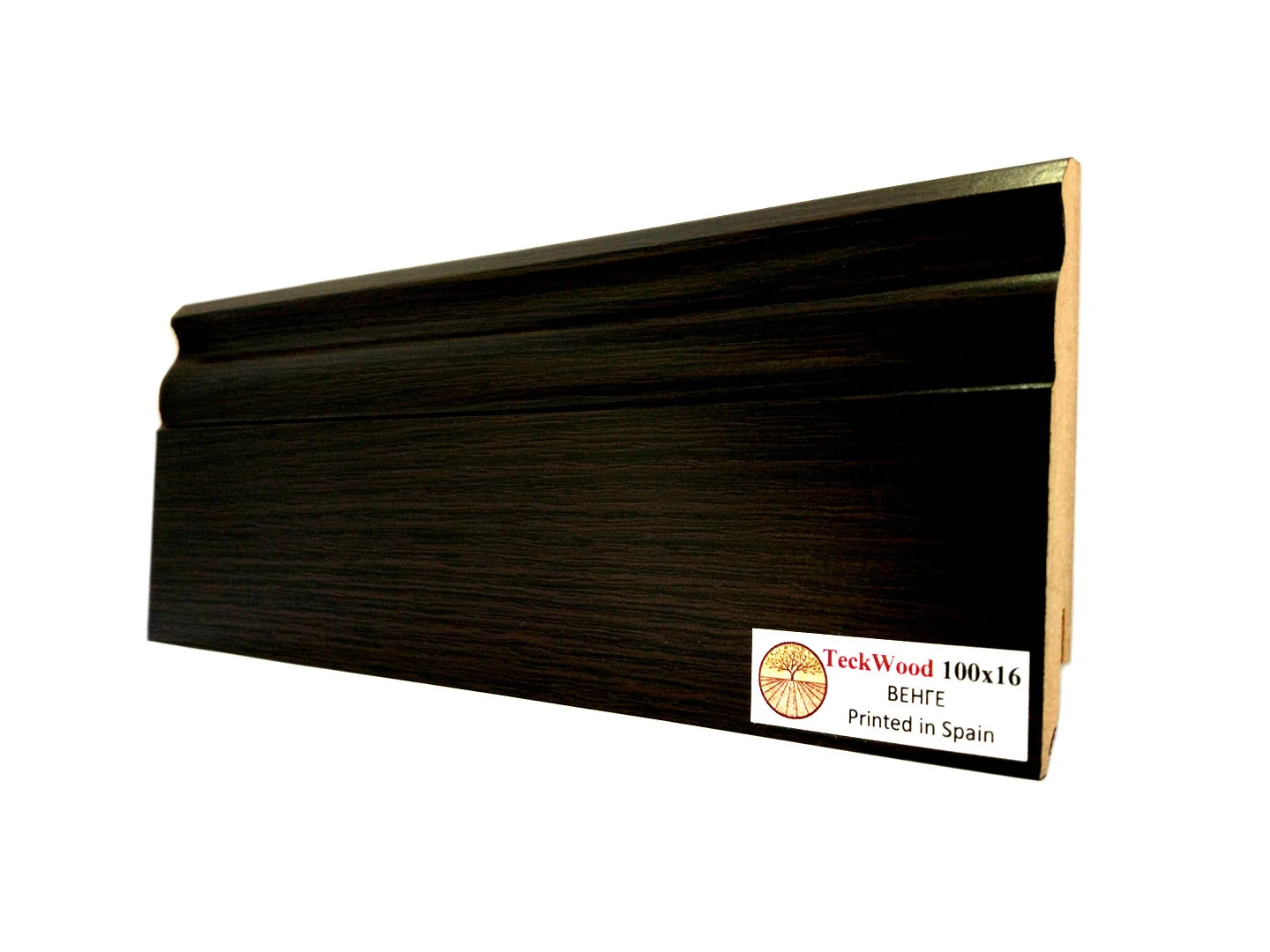 Купить Плинтус Теквуд Венге (100*76) (Teckwood)  кл. от поставщика Консалт Паркет, детальное фото
