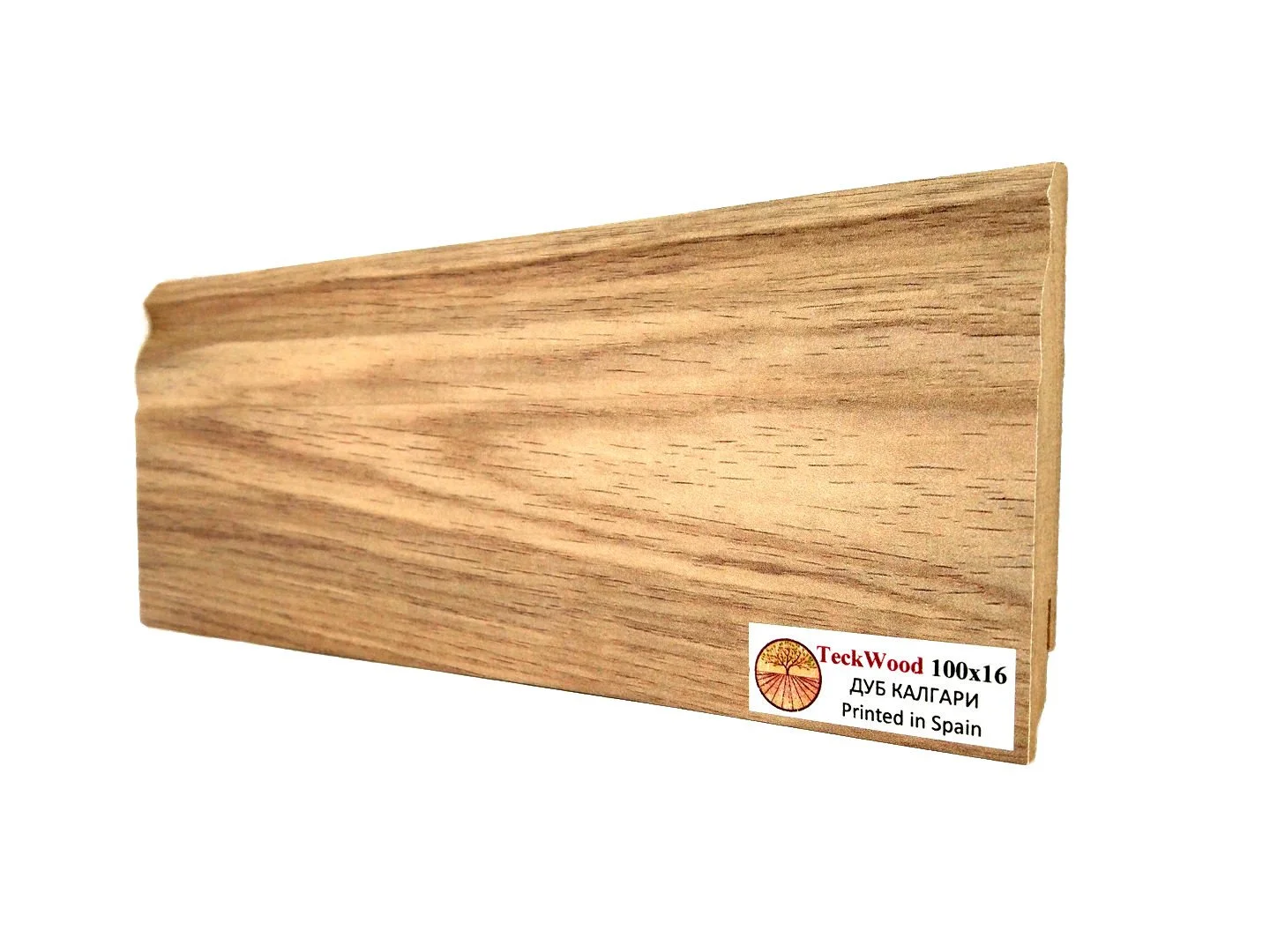 Купить Плинтус Теквуд Дуб Калгари (100*16) (Teckwood)  кл. от поставщика Консалт Паркет, детальное фото