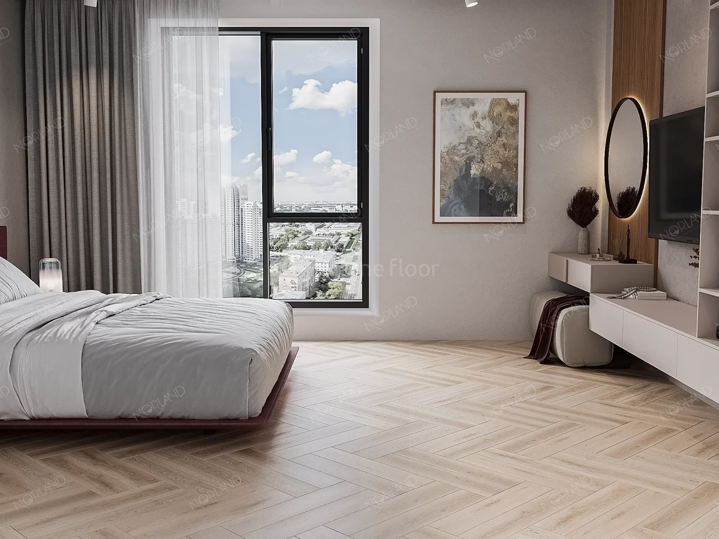 Кварц-винил (ПВХ плитка) Норланд Лагом Паркет Деилиг 1033-3 (Norland Lagom Parquet Deilig) 34 кл. от поставщика Консалт Паркет, детальное фото