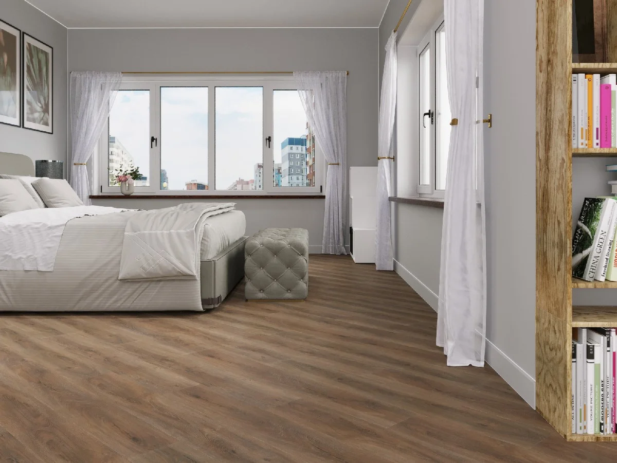 Кварц-винил (ПВХ плитка) АльтаСтеп Перфекто 8807 Дуб Коричневый (Perfecto Alta Step) 34 кл. от поставщика Консалт Паркет, детальное фото