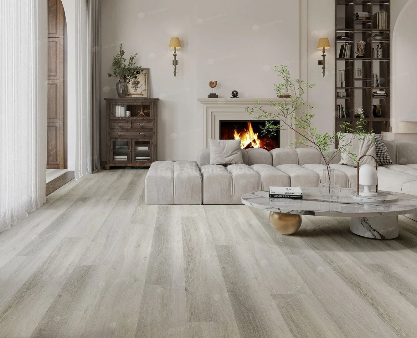 Кварц-винил (ПВХ плитка) Альпайн Флор Премиум XL ABA Эко 7-23 Дуб Дия (Alpine Floor Premium ECO) 43 кл. от поставщика Консалт Паркет, детальное фото