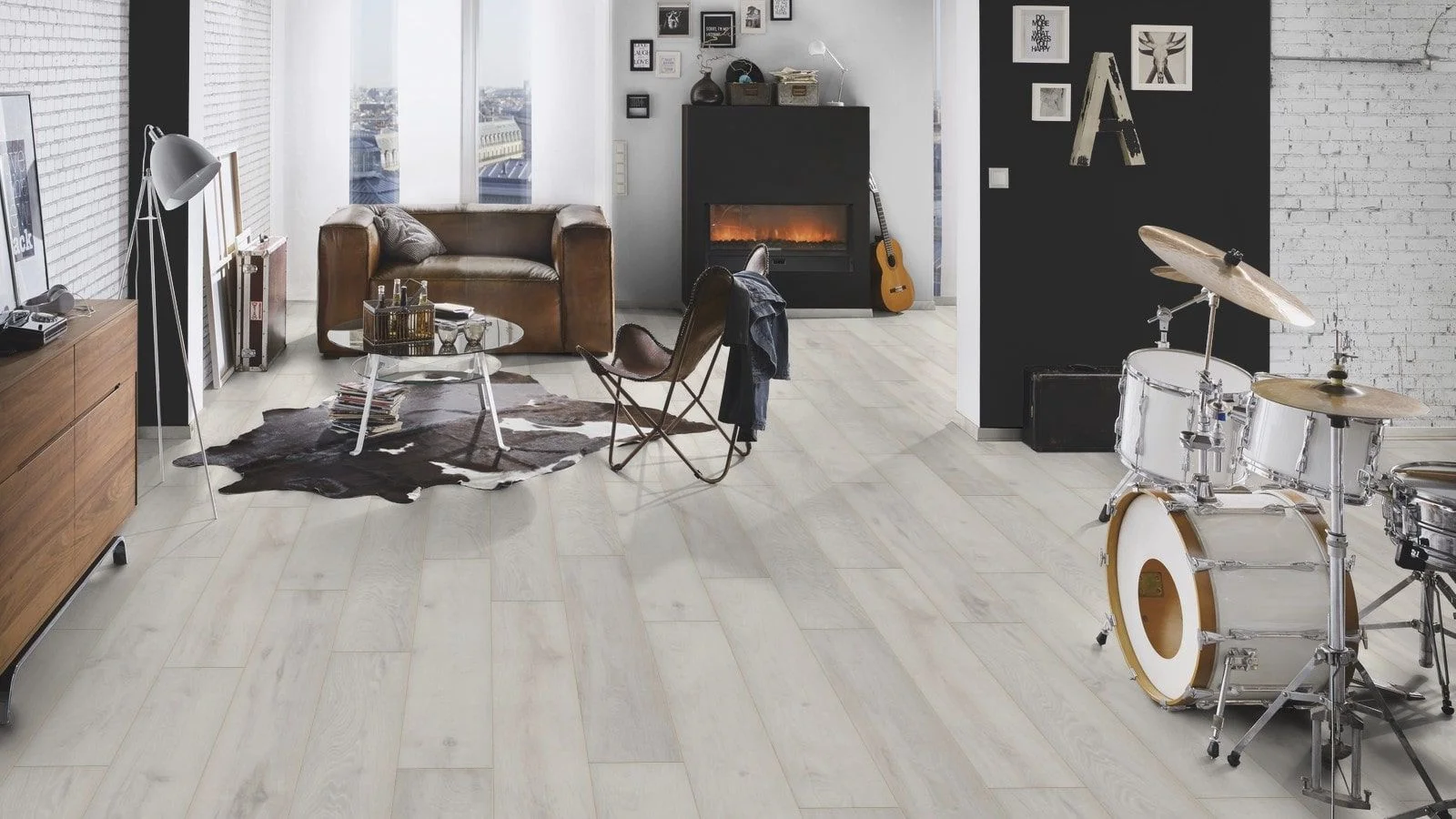 Ламинат Кроношпан Флордримс Варио 1233 К336 Дуб Айсберг (Kronospan Floordreams Vario) 33 кл. от поставщика Консалт Паркет, детальное фото