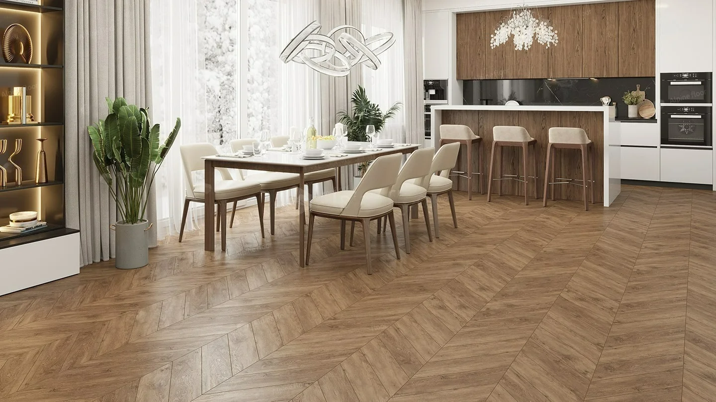 Кварц-винил (ПВХ плитка) Альпайн Флор Гевуина Эко 18-10 (Alpine Floor ECO) 43 кл. от поставщика Консалт Паркет, детальное фото
