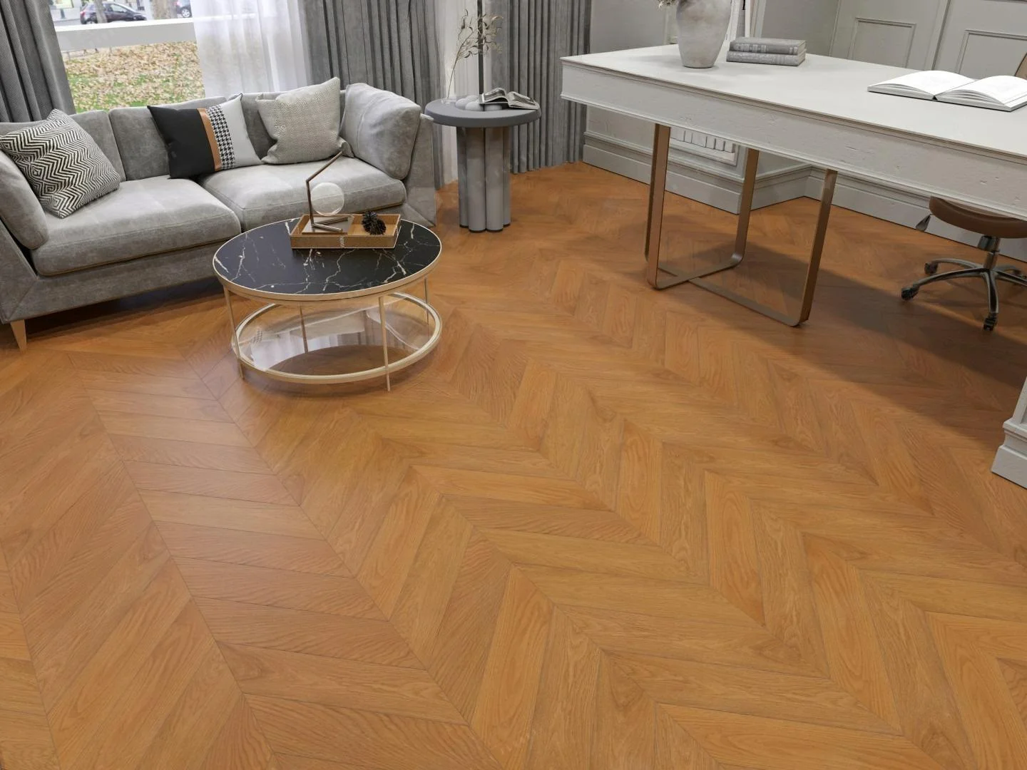 Купить Инженерная доска Альпайн Флор Шато Дуб Кальвадос (Alpine Floor Chateau)  кл. от поставщика Консалт Паркет, детальное фото