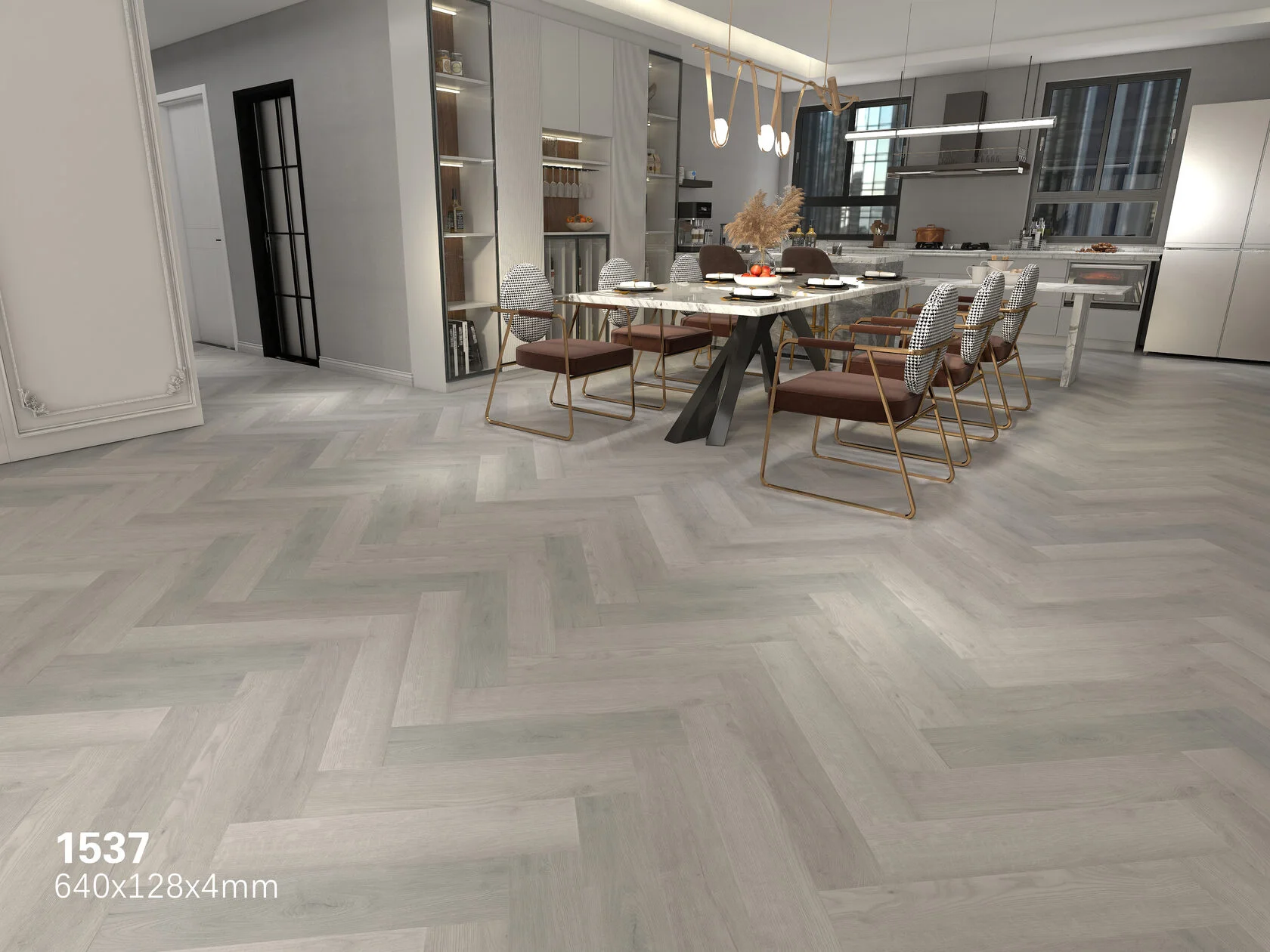 Кварц-винил (ПВХ плитка) Флорвуд Аутентик Небесная Кассиопея (Floorwood Authentic) 43 кл. от поставщика Консалт Паркет, детальное фото