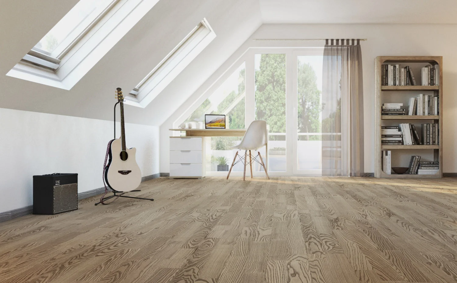 Купить Паркетная доска Поларвуд Космос Ясень Сатурн Масло 3S (Polarwood Space Saturn Oiled)  кл. от поставщика Консалт Паркет, детальное фото