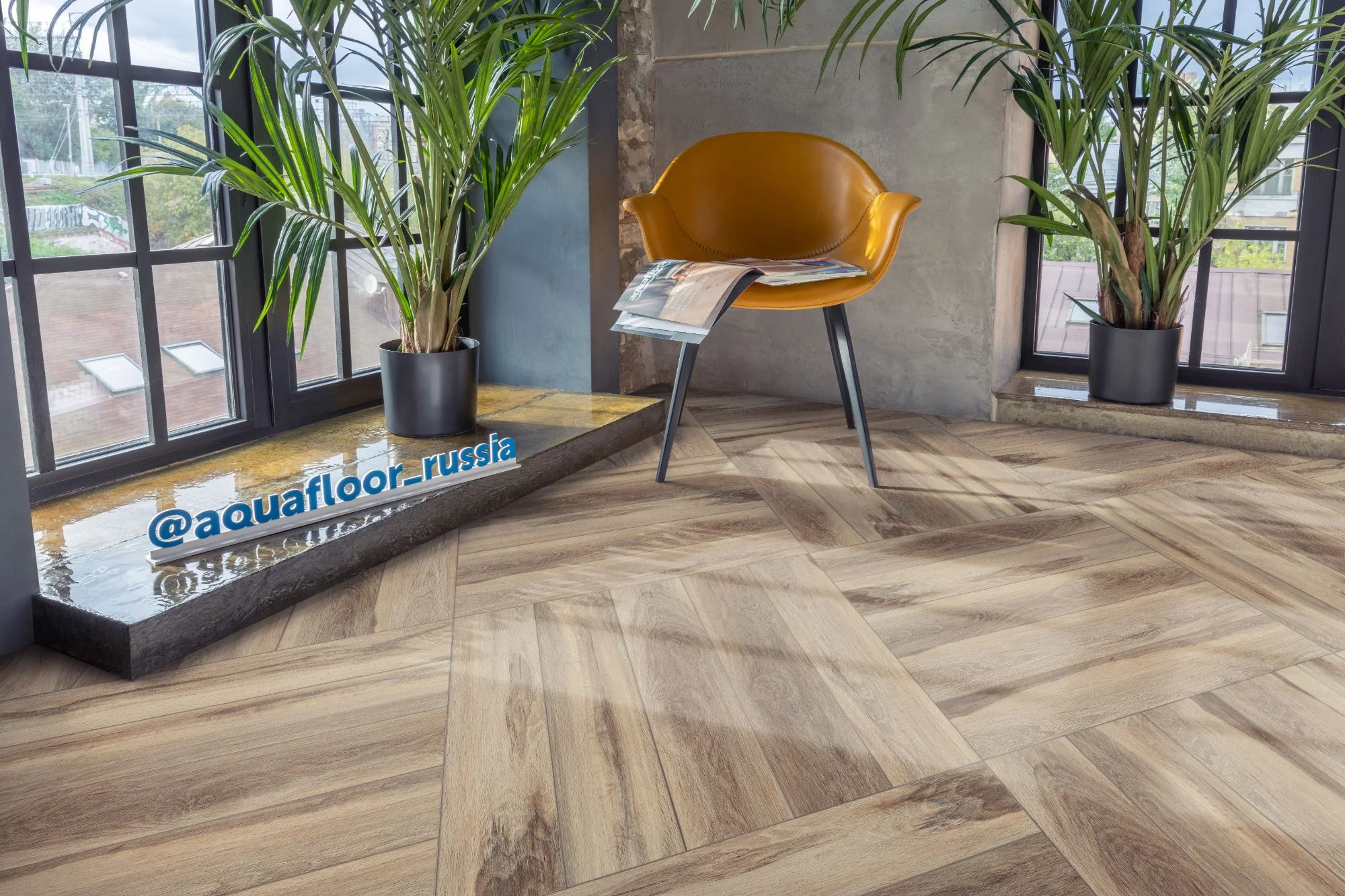 Кварц-винил (ПВХ плитка) Аквафлор Паркет Клеевой AF2505PG (Aquafloor Parquet Glue) 43 кл. от поставщика Консалт Паркет, детальное фото