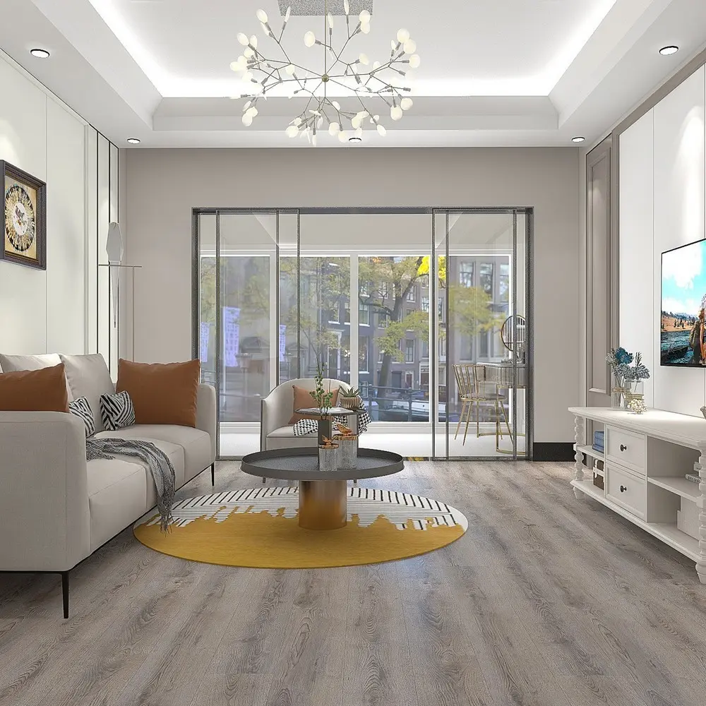 Кварц-винил (ПВХ плитка) Флорби Оптима 1545 Дуб Хейдон (Floorbee Optima) 43 кл. от поставщика Консалт Паркет, детальное фото