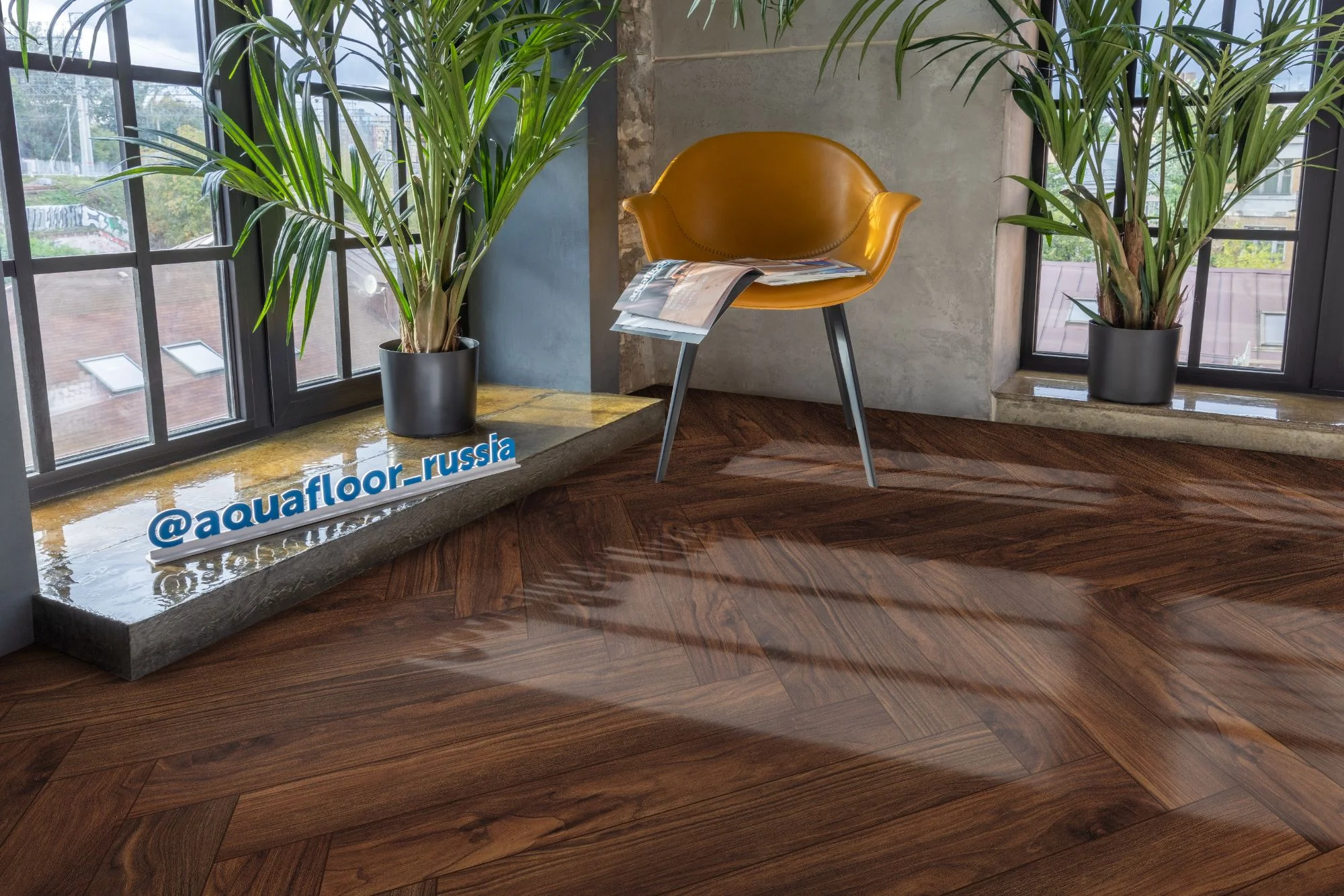 Кварц-винил (ПВХ плитка) Аквафлор Паркет Плюс AF6025PQN+ (Aquafloor Parquet Plus) 43 кл. от поставщика Консалт Паркет, детальное фото