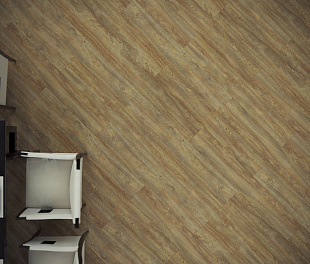 Кварц-винил (ПВХ плитка) Fine Floor Wood Dry Back FF-1407 Дуб Карлин
