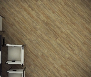 Кварц-винил (ПВХ плитка) ФайнФлор Вуд клеевой FF-1407 Дуб Карлин (Wood Dry Back Fine Floor)