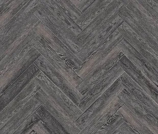 Кварц-винил (ПВХ плитка) КронаФлор Ёлочка 4V Дуб Бордо H006 (CronaFloor Herringbone)