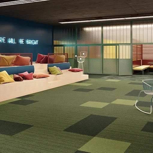 Ковровая плитка Ай Ви Си Груп Арт Интервеншн Экспансион Поинт 621 (IVC Group Expansion Point Art Intervention)