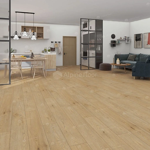 Кварц-винил (ПВХ плитка) Альпайн Флор Премиум XL ABA Эко 7-29 Дуб Вега (Alpine Floor Premium ECO)