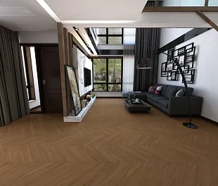 Кварц-винил (ПВХ плитка) ДамиФлор Шеврон DF08-Ch Блуа (Chevron Damy Floor) — фото 4