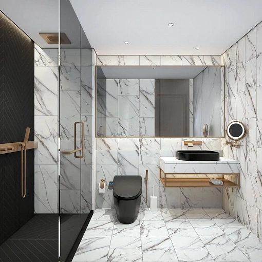 Кварц-винил (ПВХ плитка) Ройс Квадро Мрамор Физи Q1959 (Royce Quadro)