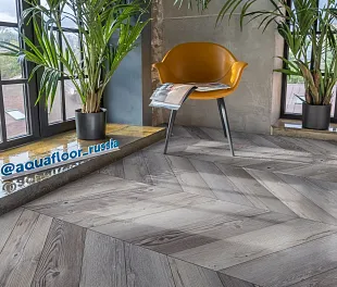 Кварц-винил (ПВХ плитка) Аквафлор Паркет Шеврон Клеевой AF2552PGCh (Aquafloor Parquet Chevron Glue)